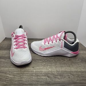 Nike iD Mens Metcon 6 DA2894-991 White Pink Training Shoes Sneakers Size 6.5 US